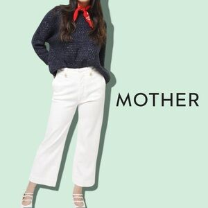 MOTHER The Greaser Loop Jean Glass Slipper | French Cool Minimal Women Denim 26